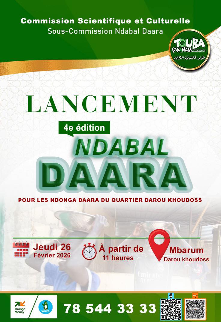 Lancement 4e édition Ndabal Daara